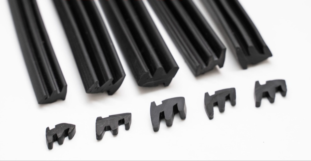 Architectural aluminium window rubber profiles