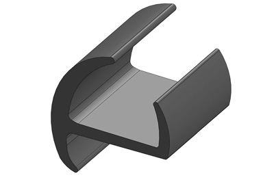 Refrigerated vehicle rubber profile