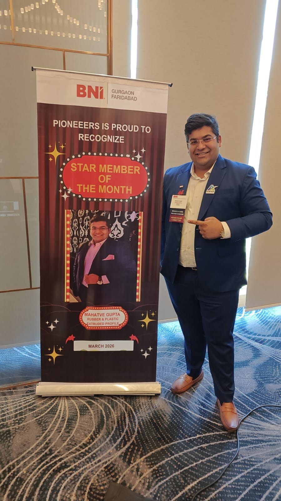 BNI awards recognition ceremony